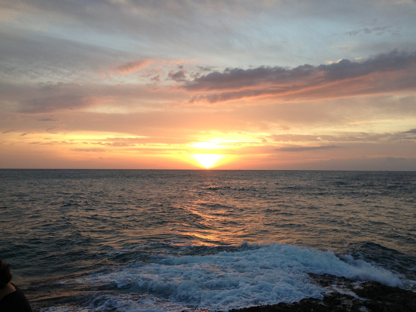 The sunset on that last Sunday.