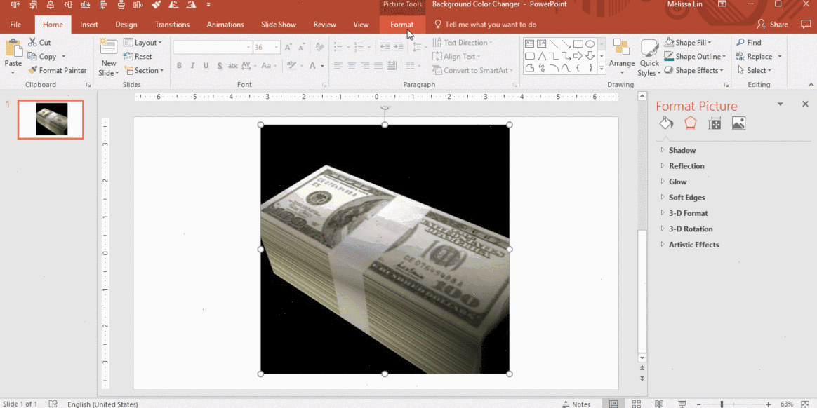 Using PowerPoint's Animated GIF Function