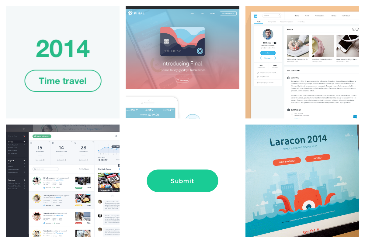 Button Design over the Years – The Dribbble Timeline | Toptal image.
