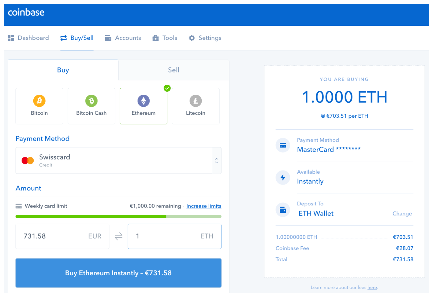 Coinbase wallet