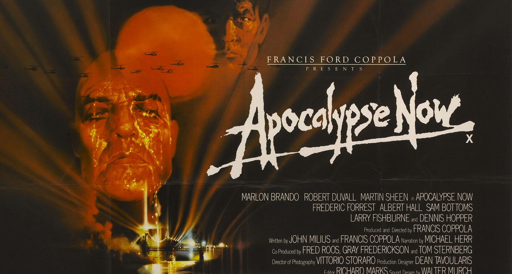 el poster de “Apocalypse Now” con lettering a mano