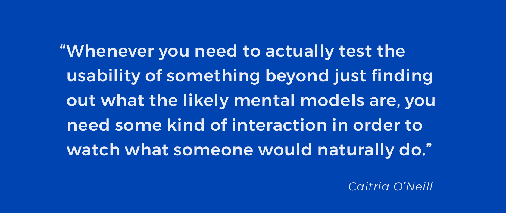 Caitria talks about UX research methods