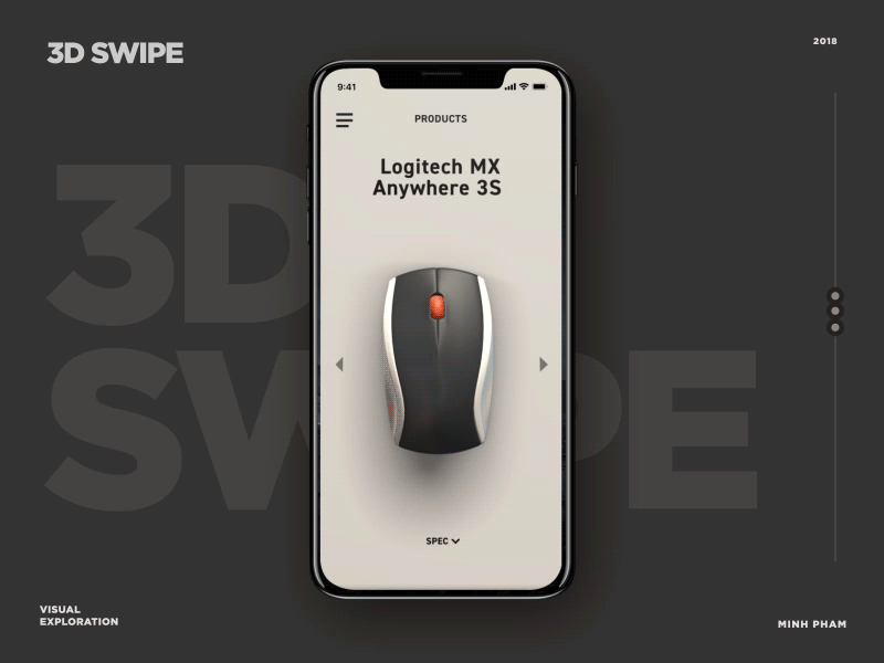 Wider use of gestures are a 2018 mobile UX design trend.