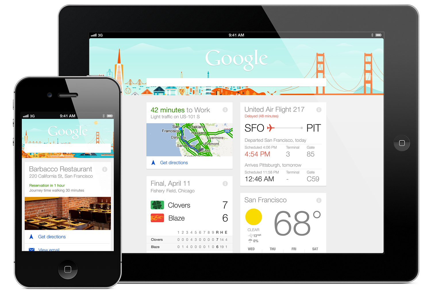 Google Now Predictive Personal Assistant mobile UX design trend