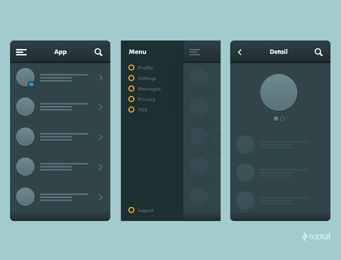 app layout with bar listview Is &  Tutorial Polymer.js Future? Examples: Toptal  the