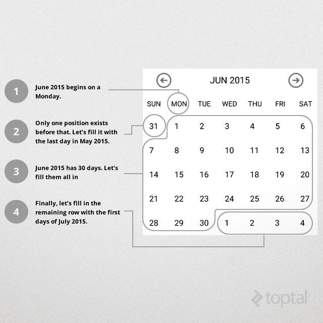 toptal toptracker calendar