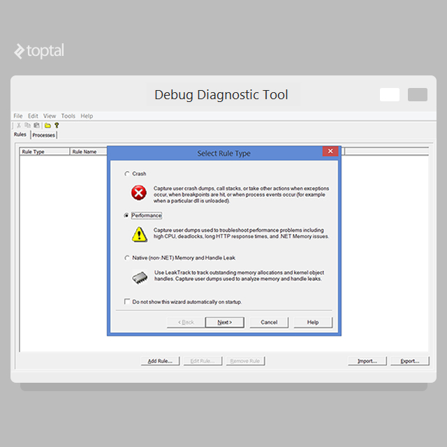 Debug Diagnostic Tool