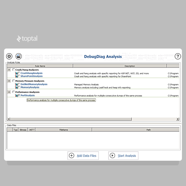 DebugDiag Analysis Tool