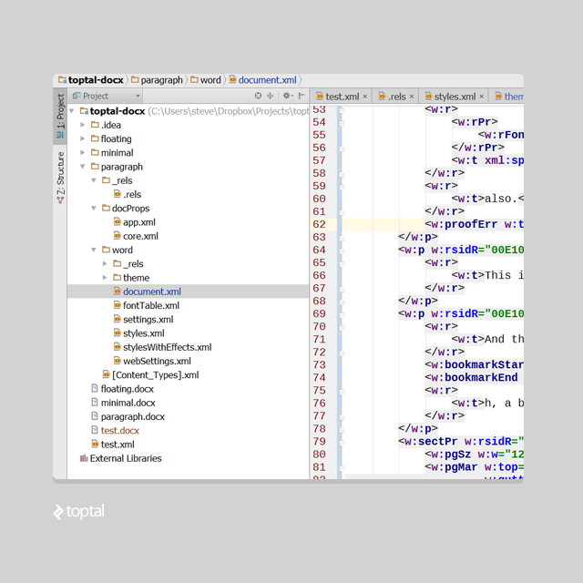 modeling heading styles in word