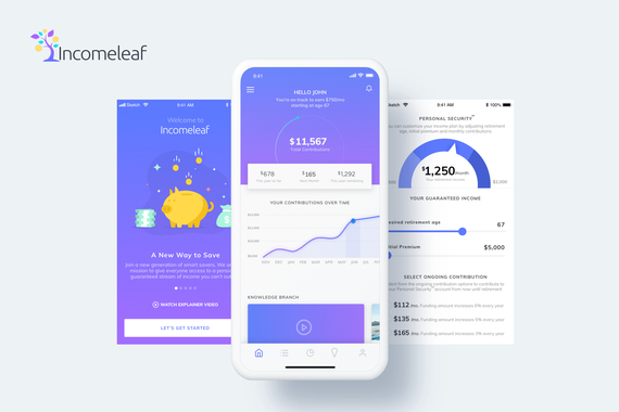 Incomeleaf | UI/UX for a Mobile App