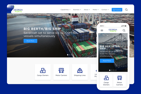 A New Digital Experience for the Georgia Ports