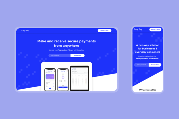 Easy Pay - Website Redesign