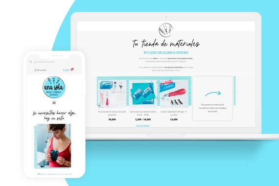 eCommerce, Online School, and Visual Branding for a Craft Brand